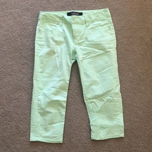 Lime green capris